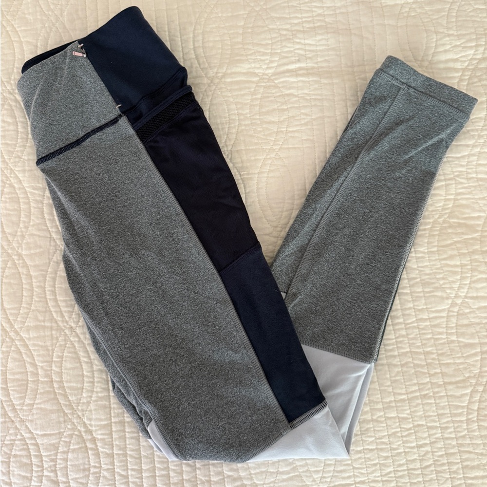 CALIA by Carrie Underwood Gray and Navy Leggings